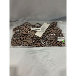 Sweat & Milk Chloé 4 Running Nursing & Pumping Sports Bra Brown Leopard